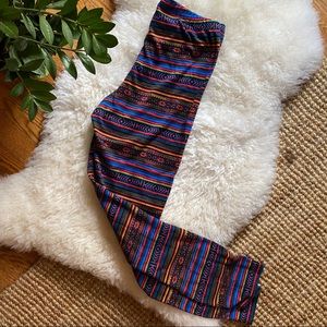 Leggings with colorful print